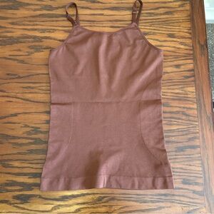 Shapermint Essentials XL All Day Every Day Scoop Neck Cami 62001 Chocolate Brown